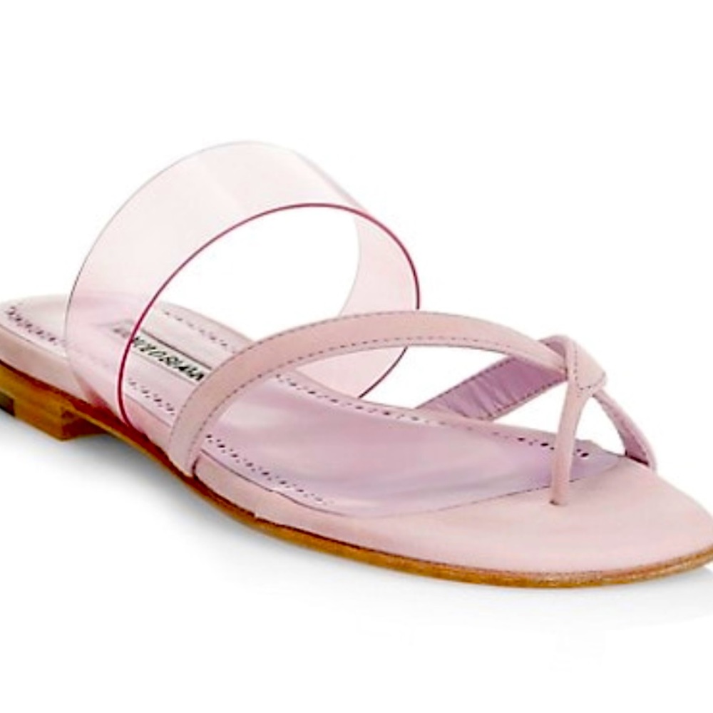 NIB!❤️Manolo Blahnik❤️ Sandals Slides